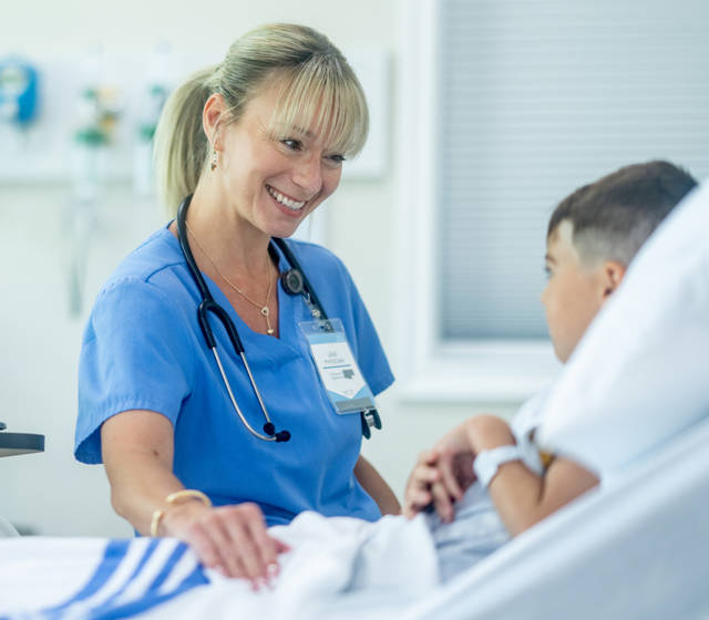 Nurse in a hospital Nurse in a hospital