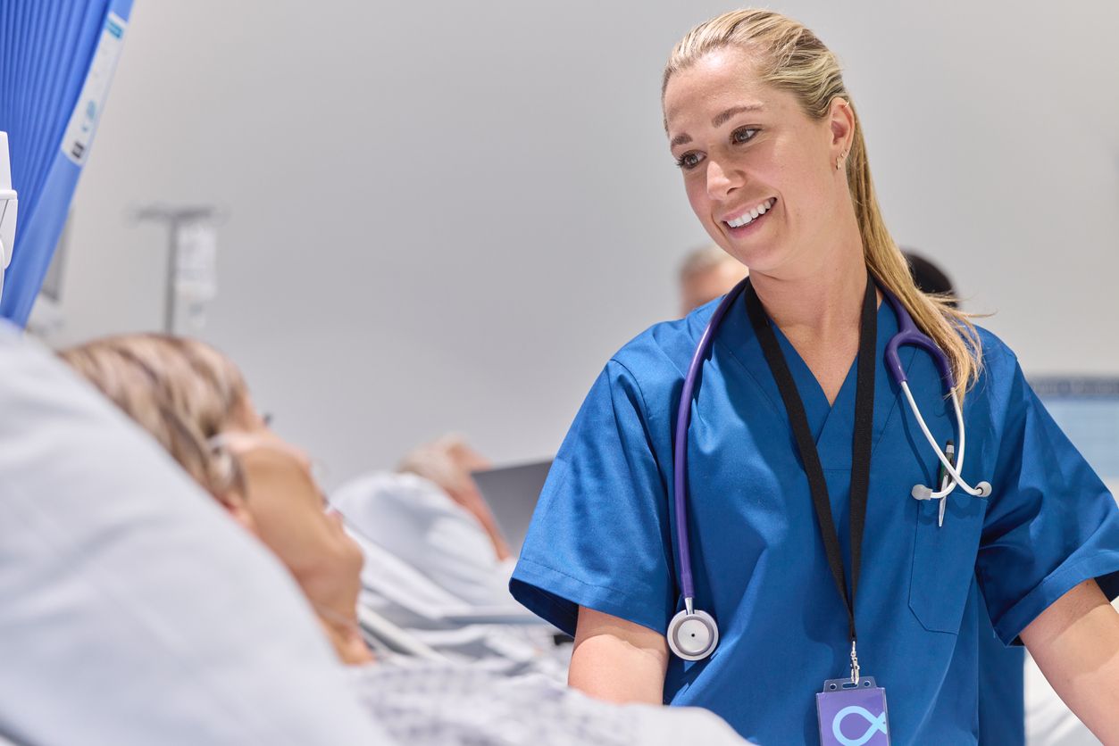 Nurse in a hospital