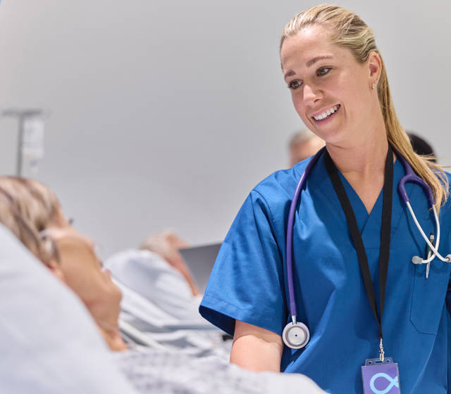 Nurse in a hospital Nurse in a hospital