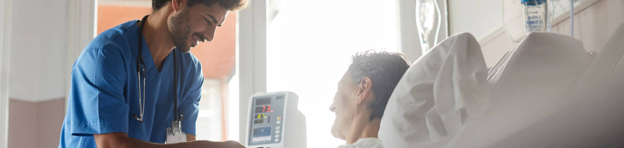 Nurse in a hospital Nurse in a hospital