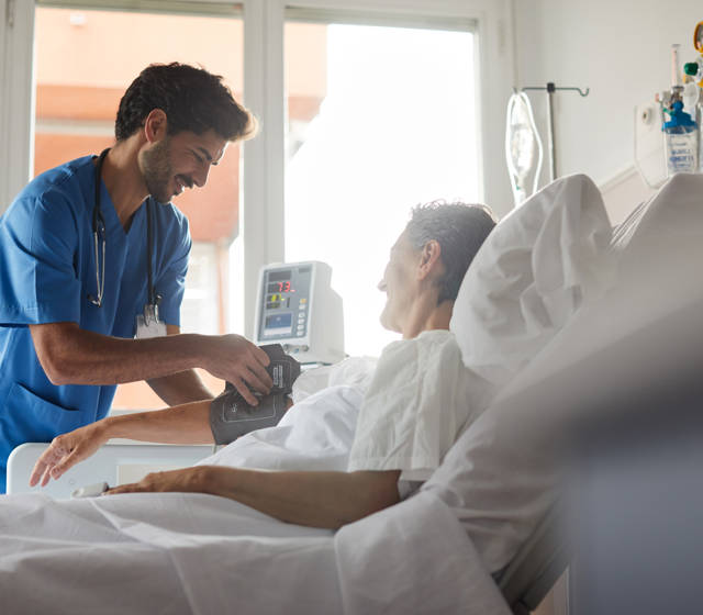 Nurse in a hospital Nurse in a hospital