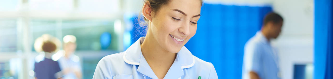 Nurse in a hospital Nurse in a hospital