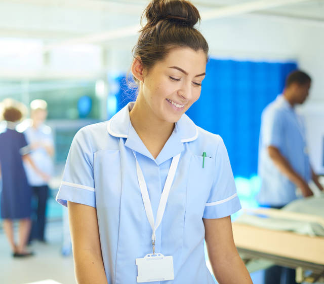 Nurse in a hospital Nurse in a hospital