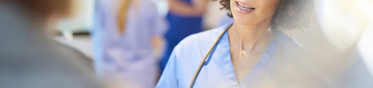 Nurse in a hospital Nurse in a hospital