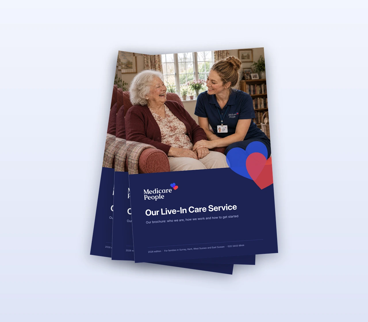 Our Live-In Care Service, the free Medicare People brochure for families