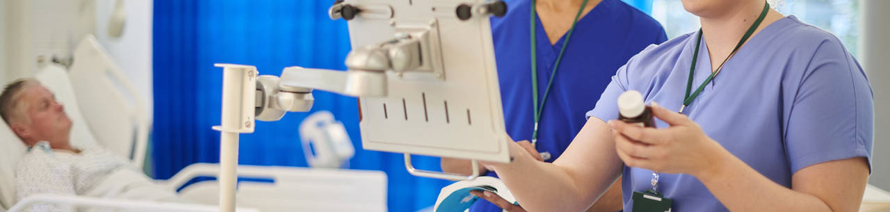 Nurse in a hospital Nurse in a hospital