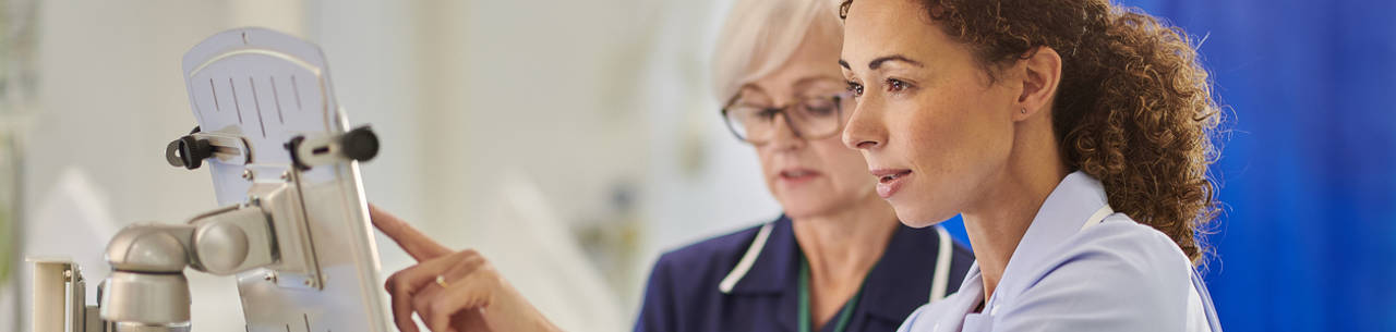 Nurse in a hospital Nurse in a hospital
