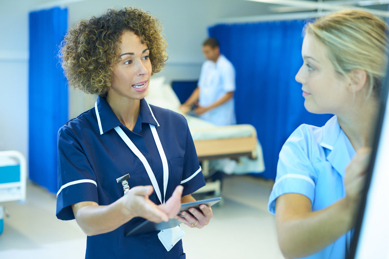 Nurse in a hospital