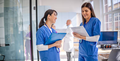 Nurse in a hospital Nurse in a hospital