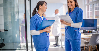 Nurse in a hospital Nurse in a hospital
