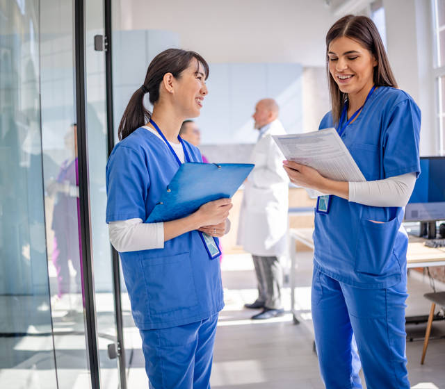 Nurse in a hospital Nurse in a hospital