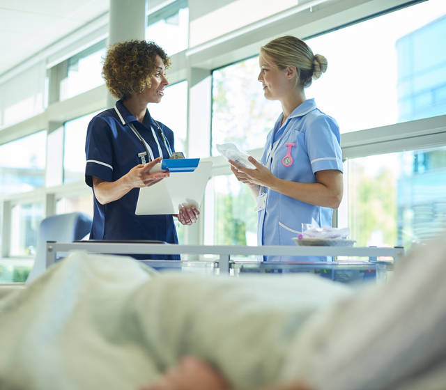 Nurse in a hospital Nurse in a hospital