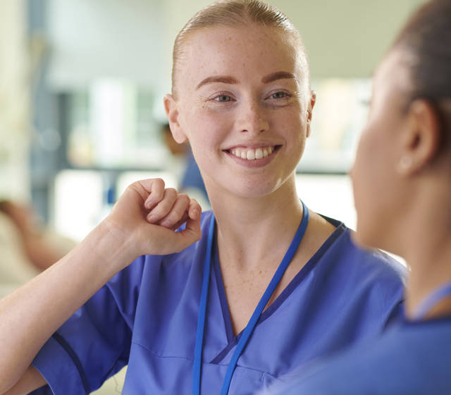 Nurse in a Hospital Nurse in a Hospital