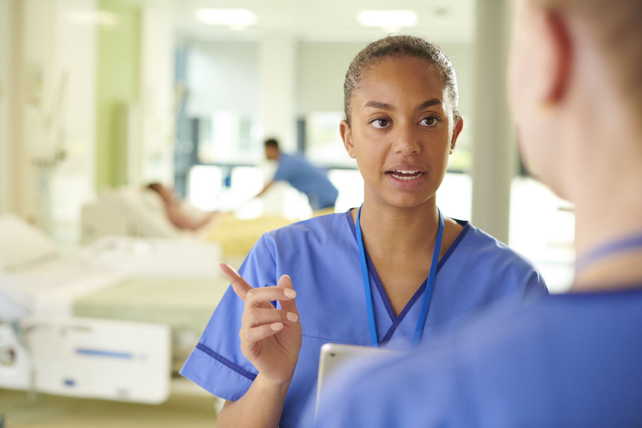 Nurse in a hospital
