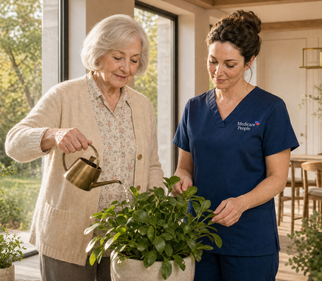 Some days may be easier than others. A carer can provide extra assistance when symptoms are more difficult, then step back when the person feels able to do more for themselves. At Medicare People, we focus on the person, not simply their condition. We listen to how arthritis affects their day and provide support where it will make a meaningful difference. The aim is to reduce unnecessary strain while helping your loved one stay involved, comfortable and independent. Some days may be easier than others. A carer can provide extra assistance when symptoms are more difficult, then step back when the person feels able to do more for themselves. At Medicare People, we focus on the person, not simply their condition. We listen to how arthritis affects their day and provide support where it will make a meaningful difference. The aim is to reduce unnecessary strain while helping your loved one stay involved, comfortable and independent.