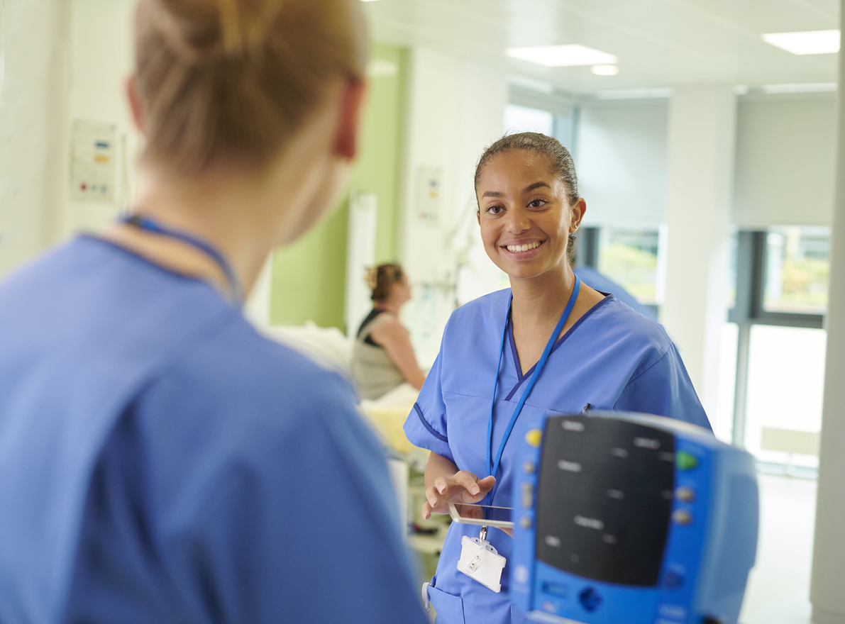 Nurse in a hospital
