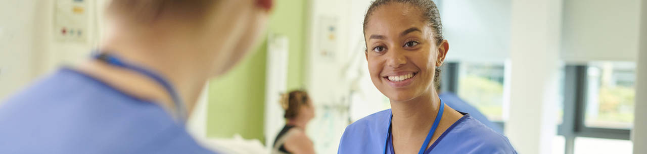 Nurse in a hospital Nurse in a hospital