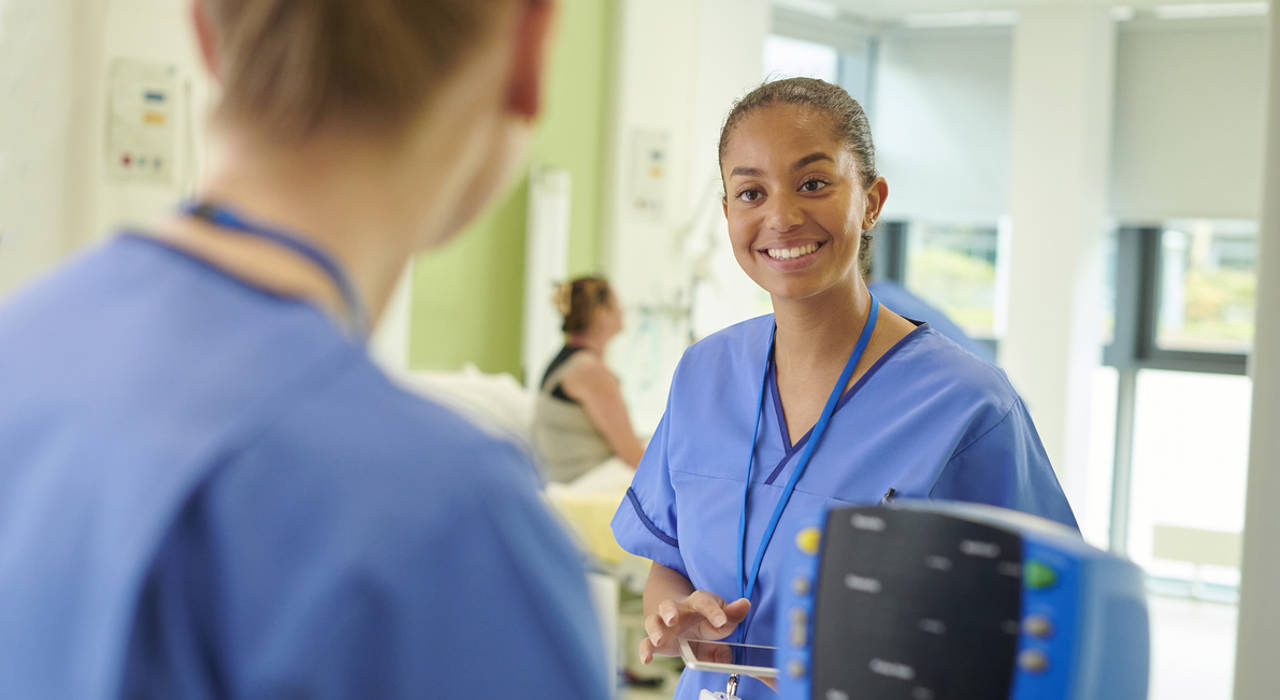 Nurse in a hospital Nurse in a hospital