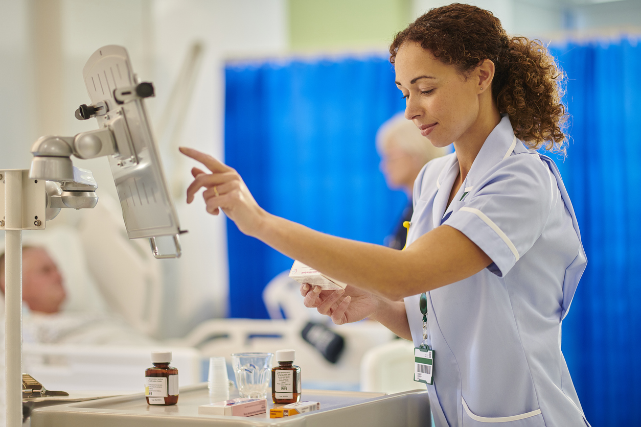 Nurse in a hospital